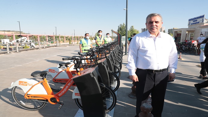 Büyükşehir Belediyesi “ URFABİS Akıllı Bisiklet ” Projesini de hayata geçirdi