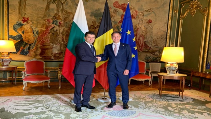 Министър-председателят Кирил Петков проведе среща с белгийския премиер Александър де Кроо