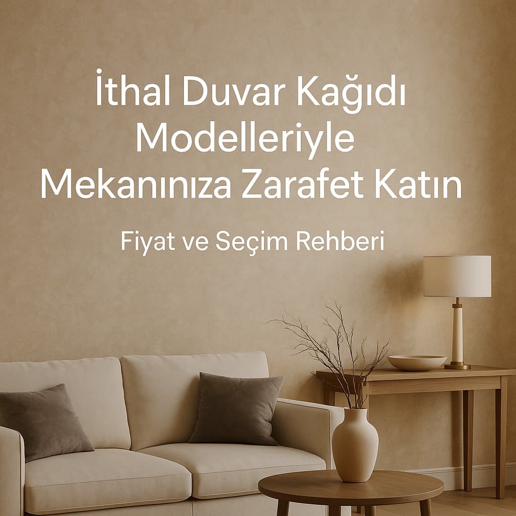 İthal duvar kağıdı modelleriyle mekanınıza zarafet katın: fiyat ve seçim rehberi
